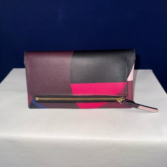 KATE SPADE multi color wallet. Pairs well with with lavender handbag. - Picture 2 of 4